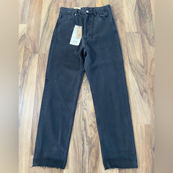 THRILLS Paige Jean in aged black. - Picture 2 of 5